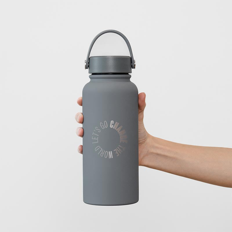 Let's Go Change The World Water Bottle (1 Litre)