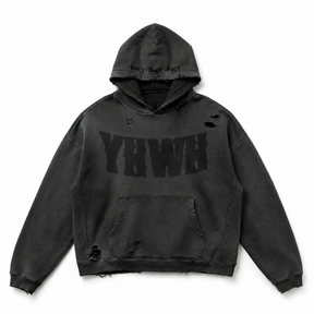 YHWH Distressed Hoodie