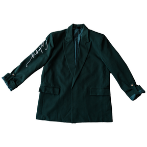 Glory Women's Blazer (Dark Green)