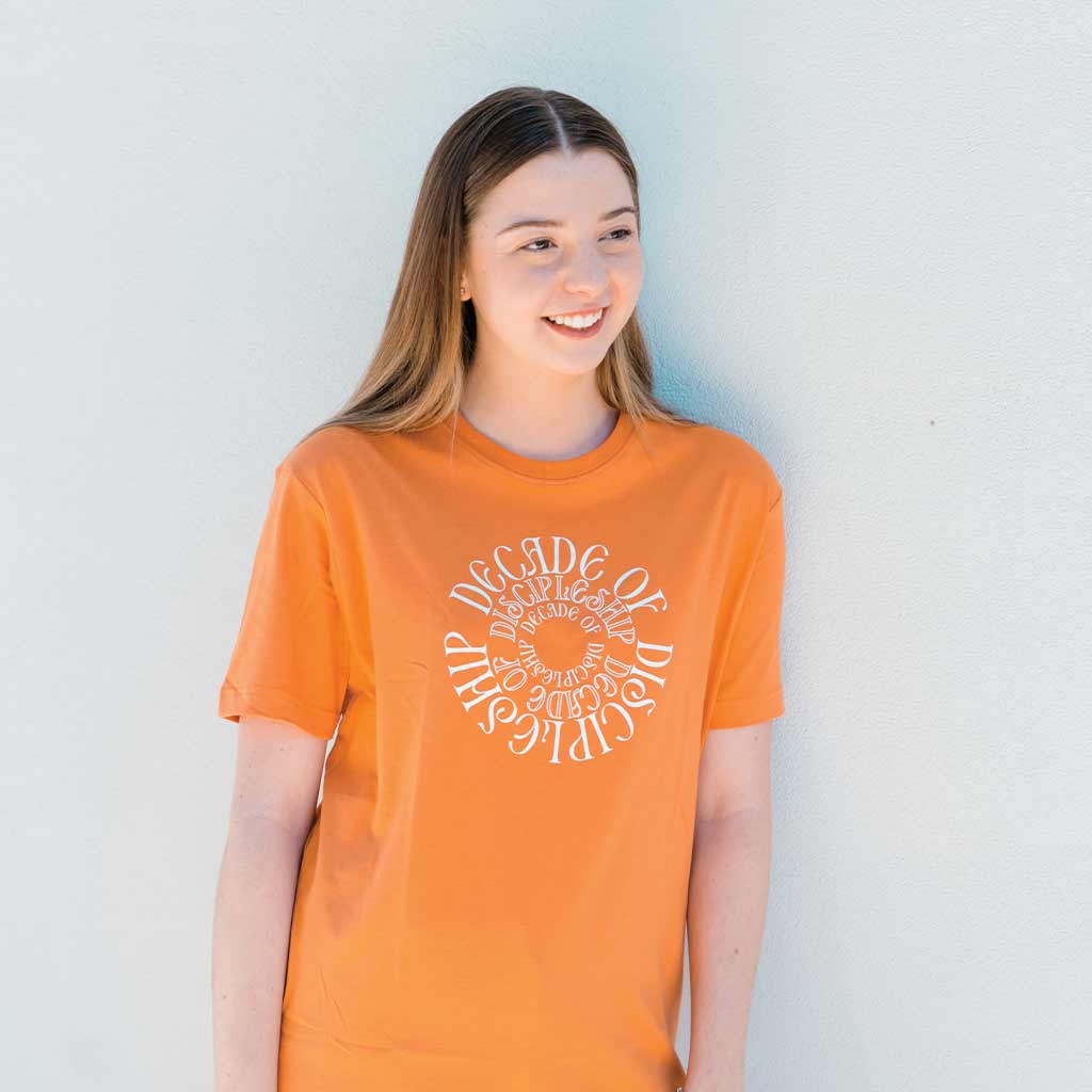 Decade of Discipleship Tee (Burnt Orange)